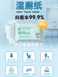 Portable Wet Toilet Paper Wipes Soluble Male Female Special Use Handheld Packets Bathroom Personal Hygiene Cleansing Tissue