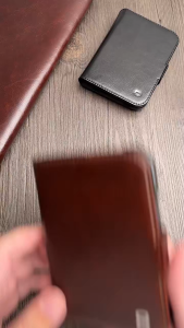 Flip Wallet Case for iPhone Duo Vintage Textured Folio Cover with Card Slots Cash Pocket and Foldable Stand