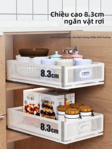 QIMAHUANGZI | Giỏ Lưu Trữ Bếp Kéo Ra Kiểu Hộc