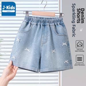 JKIDS | Summer Sportwear Set Shortsleeve Jean Shorts