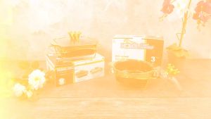 HOME LINE Deluxe Casserole BLACK Gold dengan Rak Stainless Chrome Gold