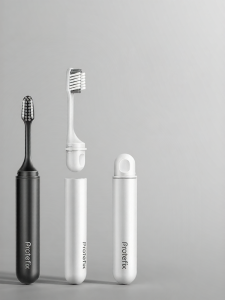 Portable Folding Soft Bristle Dental Brush Adult Orthodontic Toothbrush Teeth Correction Travel Set Home Use Dinosaur Doctor