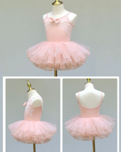 THEEPER Spaghetti Strap Ballet Leotard for Girls Optional Tutu Skirt Kids Ballet Dance Costume Dance Outfit for Girls