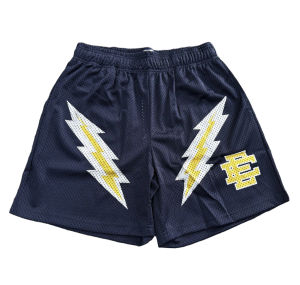 Authentic 1:1 EE Mens Sport Basketball Shorts Quick Dry Mesh Anti-counterfeit Eric Emanue Short Breathable Lightweight Summer
