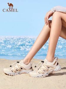 Camel womens anti slip off-road walking shoes  breathable quick dry water shoes