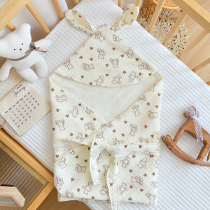 Pure Cotton Baby Wrap A-Class Summer Thin Gauze Single Room Swaddle Blanket Windproof Baby Carrier Blanket Soft Fabric Newborn Infant Gift