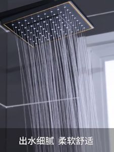 4 In 1 Hitam Emas Kamar Mandi Shower Set dengan Semprot Faucet Sprayer/Kamar Mandi Shower Rod Set/Panas dan Dingin Stainless Steel Kamar Mandi Set