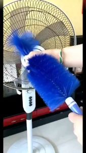 Flexible Cleaning Brush For Electric Fan Sofa And Windows - Long Handle And Soft Bristles