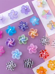 แม่เหล็กติดตู้เย็นรูปพัดลมดอกซากุระขนาดเล็กน่ารัก แม่เหล็กไฟฟ้าแรงสูง แม่เหล็กติดกระดานขาว ตกแต่งบ้าน สไตล์ญี่ปุ่น