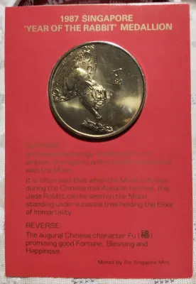 Singapore Mint Chinese Almanac Medallion Set