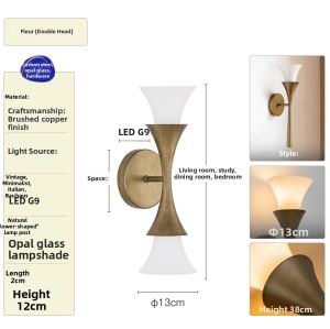 Designer Luxury French Vintage Wall Light