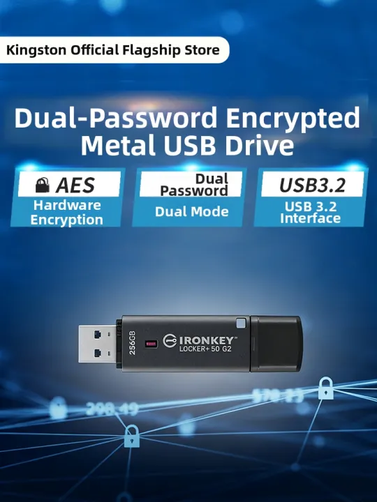 Kingston | Dual Password Encryption Flash Drive