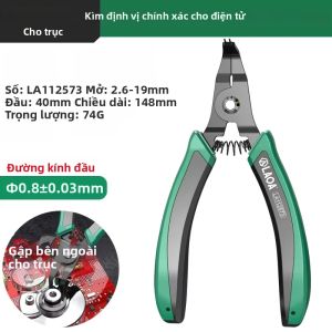 LAOA 4 Cái Kìm Kẹp Vòng Tròn Bộ 5.5 Inch Bên Trong Bên Ngoài Thẳng Cong Vòng Kẹp Kìm Lò Xo Giữ Vòng Dụng Cụ Cầm Tay Đa Năng Chrome Vanadium