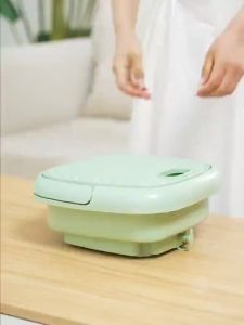 【รับประกัน 3 ป】เครื่องซักผ้า mini พับใน 1 วินาที อัพเกรด Blu-ray ฆ่าเชื้อ อัตราการทำหมัน 99.9% ซักและปั่งแห้งได้ เลียนแบบการล้างด้วยตนเอง กังหันทรงพลัง เครื่องซักผ้ามินิ เครื่องซักผ้า ถังซักผ้ามินิ washing machine