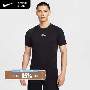 Nike Pro Training Mens Dri-FIT Short-Sleeve Top - Black [HV0410-010]