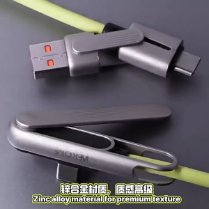 SG Ready Stock WEKOME 4-in-1 240W Fast Charger Cable & Phone Stand Multi-Function Portable Desktop Charging Cord