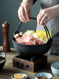onlycook | Household Japanese Cast Iron Sukiyaki Pot