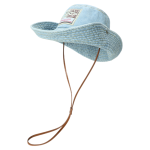 Cgediao | Womens Summer 2025 New Washed Western Cowboy Fisherman Hat Large Brim Hiking Camping Sun Protection Hat Casual Style UPF50+