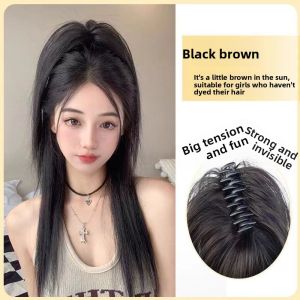 Lightweight Waterfall Ponytail Wig with Volume Enhancing Clips JIUQI