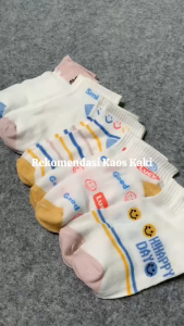 5 Pasang ( NEW SOCKS) Kaos Kaki Pendek Se Mata Kaki / Kaos Kaki Anak-Anak dan Wanita Semua Ukuran