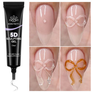 BORN PRETTY | BORN PRETTY  1/3Pcs 5D Nail Art Gel Sculpting Gel Nail Polish for Manicure Carvings & Shapes French Nails Stick Nail Rhinestones