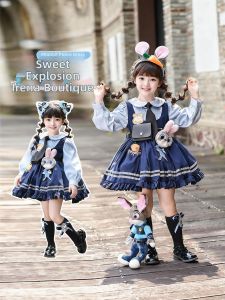 SHABAOSHI | Đầm Công Chúa Phong Cách Lolita Của Thú Cảnh Sát Bunny Từ Zootopia