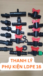 Thanh Lý–Combo 20 cái Phụ kiện ống LDPE tưới cây-giá cực tốt