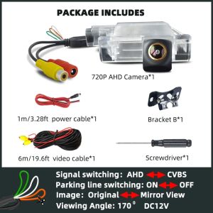 170° AHD1080P or 720P Backup Camera Reverse Rear View for Citroen Peugeot 1007 2008 3008 208 301 307/308 406/407 408 508 607 806