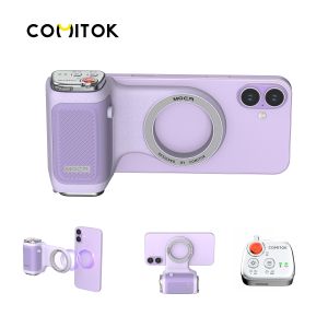 COMITOK iPhone Pro Shooting Too 1-Click Camera/Lens Flip DSLR Shutter Focus Lock Ergonomic Rechargeable Remote