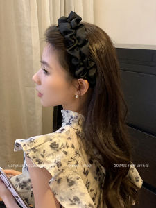 Lane South สีดำ ที่คาดผมแบบพับได้ ผู้หญิง กิ๊บติดผม ที่คาดผมแบบขอบ New High เสื้อท่อนบน ที่คาดผมแบบหัวกะโหลก ทันสมัย สไตล์เกาหลี