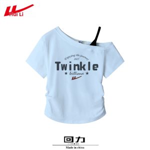 Warrior | Slim Fitting Off Shoulder Student T-Shirt Cotton