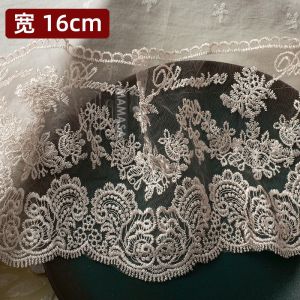 ผ้าปักลายสองด้าน โพลีเอสเตอร์ ลาย ลูกไม้ แบบ สำหรับงาน DIY เสื้อผ้าทำมือ ผ้าม่าน อุปกรณ์เย็บผ้าในบ้าน หลากสีสัน