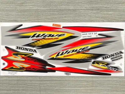 สติ๊กเกอร์ wave 125s ปี2003รุ่น3