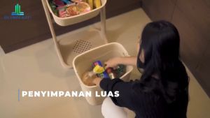 OFT 03 Original Olymplast Laundry Basket Rak Keranjang Baju Keranjang Binatu Keranjang Penghemat Tempat