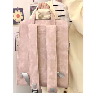 Túi Xách Nữ Apple Laptop 16 Inch 2025 Túi Xách Học Sinh Đại Học Túi Xách Đôi Túi Xách Laptop Túi Xách Da PU Mềm Túi Xách Thường Ngày