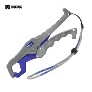 Booms Fishing G05 ABS 9.4in Fish Gripper with Lanyard Anti-Rust Anti-Corrosion Grabber Keeper For Fish Grip Fishing Tools