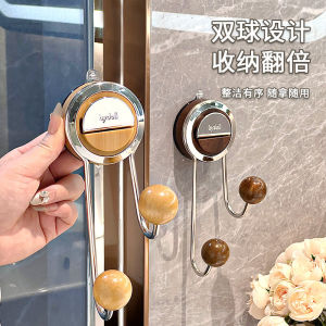 Vacuum Suction Cup Hook No Drilling High Load Bearing No Trace Clothes Hanging Hook Luxury Door Back Multi Function Wall Mounted Bathroom Sticky Hook