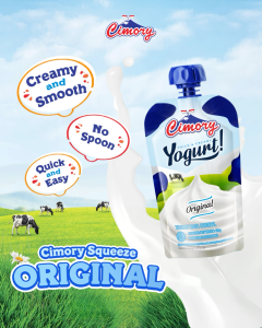 Cimory Yogurt Squeeze 120g – Kids Yogurt Snack Healthy Drink Easy to Squeeze Pouch (Set of 6s)