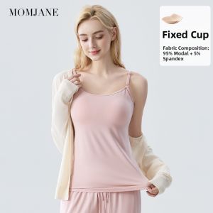 Mom Jane | Natural Fabric Feeding Tank Top for Summer Nursing and Maternity Wear