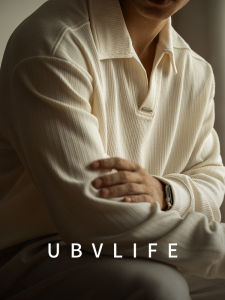 UBV | American Style Solid Color Business Casual T-Shirt