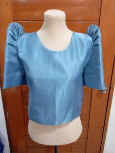 Kimona Double Lining Plain Crop Top