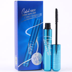 Lilan Natural Thin Mascara Women Long Thick Waterproof Sweatproof Non Smudging Thin Silicone Brush Head Eyelash Makeup Tool