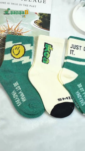 [BST THU ĐÔNG | NEW 2025] Bộ 5 đôi tất thể thao cao cổ mới nhất cho bé trai cotton cao cấp co giãn 4 chiều dày dặn