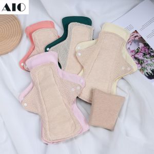 AIO Leak-Proof & Waterproof Washable Incontinence Sanitary Pads Cotton Womens Period pads Urine Proof Underwear Pads