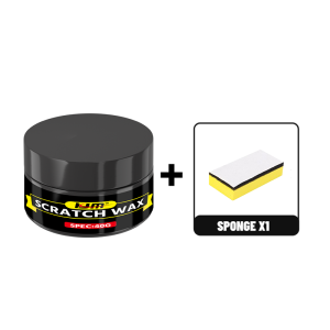 KJM Car Scratch Remover Wax Auto Paint Scratch Repair Polish Compound Car Body Swirl Mark Cleaner With Sponge 40g