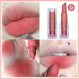 【COD】CAPPUVINI Pink Lipstik Matte Transparent Acrylic Waterproof Lip Balm Korea Tahan Lama Tahan Air-💞Margot
