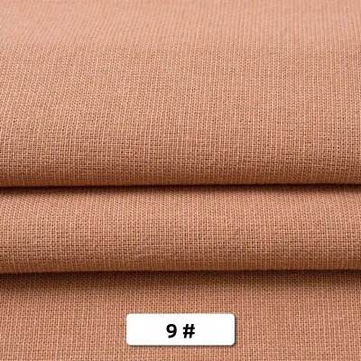 Vải Cotton Lanh Tự Nhiên Cổ Điển Kiểu Dệt Chéo Đã Qua Xử Lý Giặt Mềm Thích Hợp Cho Mùa Xuân Hè Thu Dùng Được Cho Quần Áo Sơ Mi Đầm.