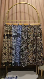 Kate & Ken กางเกงช้างขายาว ผ้าไหมอิตาลี่เกรดพรีเมี่ยม เอวยางยืด 2นิ้ว ใส่สบาย ใส่ได้ทั้งผู้ชาย และผู้หญิง