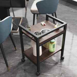 TENGYAGAO | Tea Lounge Dedicated Double-layer Mahjong Table Shelf