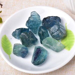 Natural Green fluorite Crystal Stone Healing Quartz Ore Mineral Energy Stone Fluorite Ornaments Rock Mineral Specimen DIY gift